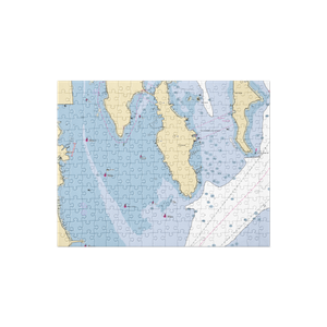 City Island Yacht Club (Bronx, NY) NOAA Chart Jigsaw Puzzle