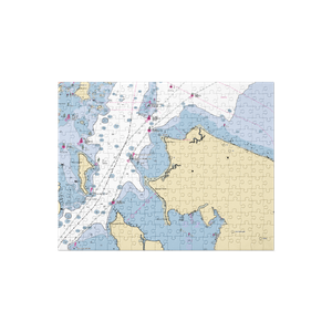 Harbour Pointe Marina (Bronx, NY) NOAA Chart Jigsaw Puzzle