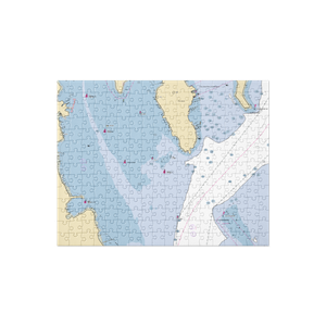 The Morris Yacht & Beach Club (Bronx, NY) NOAA Chart Jigsaw Puzzle