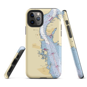 Stony Point Bay Marina (West Haverstraw, NY) NOAA Chart  Tough iPhone Case