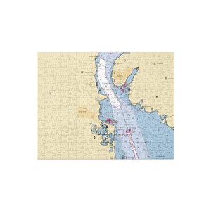 Belle Harbor Landing (West Haverstraw, NY) NOAA Chart Jigsaw Puzzle