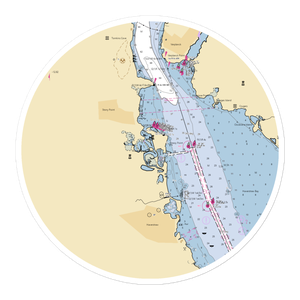 Ba-Mar Basin (West Haverstraw, NY) NOAA Chart Sticker