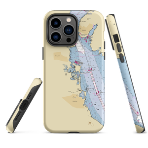 Minisceongo Yacht Club (West Haverstraw, NY) NOAA Chart  Tough iPhone Case