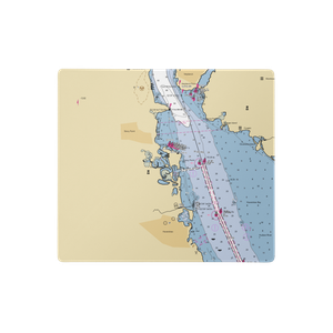 Minisceongo Yacht Club (West Haverstraw, NY) NOAA Chart  Gaming Mouse Pad