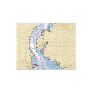 Viking Boat Yard (Verplanck, NY) NOAA Chart Jigsaw Puzzle