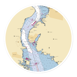 Viking Boat Yard (Verplanck, NY) NOAA Chart Sticker