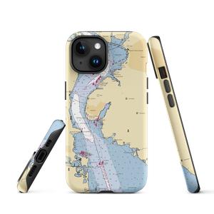 Cortlandt Yacht Club (Verplanck, NY) NOAA Chart  Tough iPhone Case