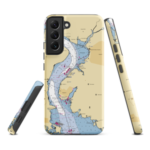 Charles Point Marina (Buchanan, NY) NOAA Chart Samsung Phone Case