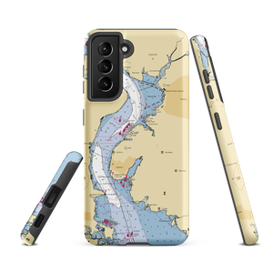 Charles Point Marina (Buchanan, NY) NOAA Chart Samsung Phone Case