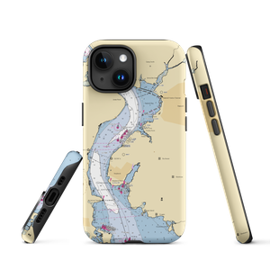 Charles Point Marina (Buchanan, NY) NOAA Chart  Tough iPhone Case