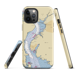 Charles Point Marina (Buchanan, NY) NOAA Chart  Tough iPhone Case