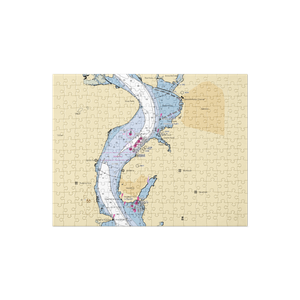 Charles Point Marina (Buchanan, NY) NOAA Chart Jigsaw Puzzle