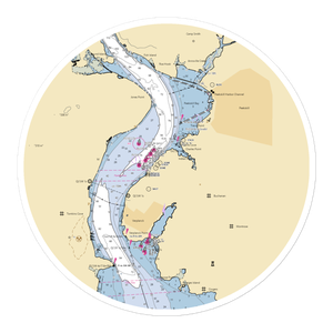 Charles Point Marina (Buchanan, NY) NOAA Chart Sticker