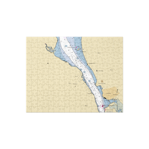 Cornwall Yacht Club (Vails Gate, NY) NOAA Chart Jigsaw Puzzle