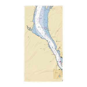 Cornwall Yacht Club (Vails Gate, NY) NOAA Chart Towel