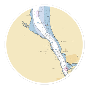 Cornwall Yacht Club (Vails Gate, NY) NOAA Chart Sticker