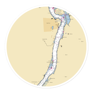 Highland Falls Marina (Garrison, NY) NOAA Chart Sticker