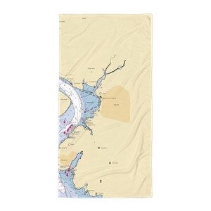 Peekskill Yacht Club (Buchanan, NY) NOAA Chart Towel