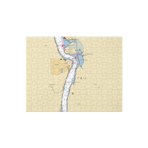 Garrison Yacht Club (Garrison, NY) NOAA Chart Jigsaw Puzzle