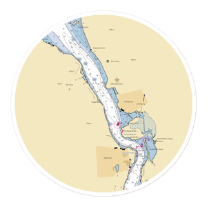 Cold Spring Boat Club (Garrison, NY) NOAA Chart Sticker