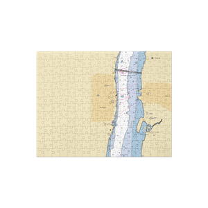 Riverfront Marina Newburgh (Chelsea, NY) NOAA Chart Jigsaw Puzzle