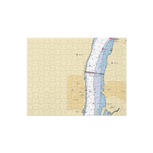 Newburgh Yacht Club (Chelsea, NY) NOAA Chart Jigsaw Puzzle