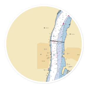 Newburgh Yacht Club (Chelsea, NY) NOAA Chart Sticker