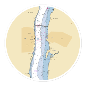 Dutchess Boat Club Of Beacon (Chelsea, NY) NOAA Chart Sticker
