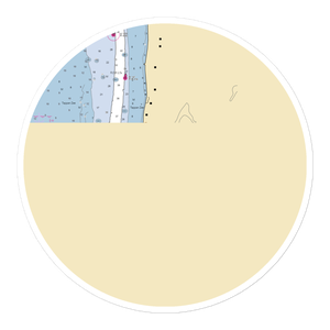 Philipse Manor Beach Club Marina (Irvington, NY) NOAA Chart Sticker