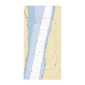 Tower Ridge Yacht Club (Dobbs Ferry, NY) NOAA Chart Towel