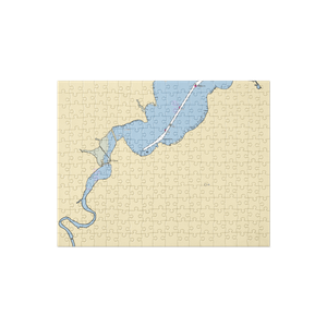 Monmouth Boat Club (Red Bank, NJ) NOAA Chart Jigsaw Puzzle