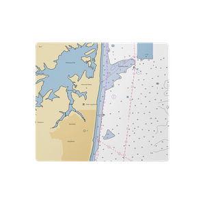 Ft. Monmouth Marina (Fort Monmouth, NJ) NOAA Chart  Gaming Mouse Pad