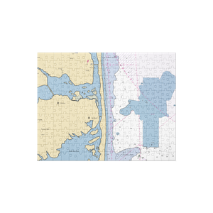 Fair Haven Yacht Works (Fair Haven, NJ) NOAA Chart Jigsaw Puzzle