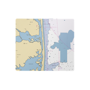 Fair Haven Yacht Works (Fair Haven, NJ) NOAA Chart  Gaming Mouse Pad