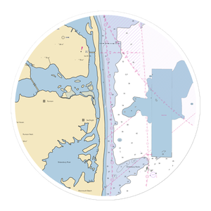 Shrewsbury River Yacht Club (Fair Haven, NJ) NOAA Chart Sticker