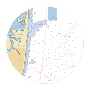 Shrewsbury Sailing & Yacht Club (Oceanport, NJ) NOAA Chart Sticker