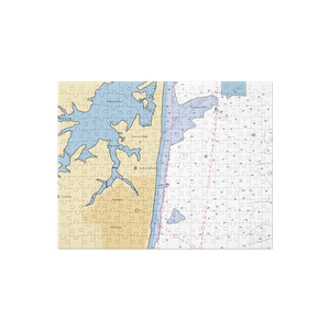 The Landing at Oceanport (Oceanport, NJ) NOAA Chart Jigsaw Puzzle