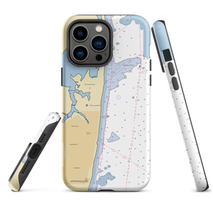 Patten Point Yacht Club (Oceanport, NJ) NOAA Chart  Tough iPhone Case