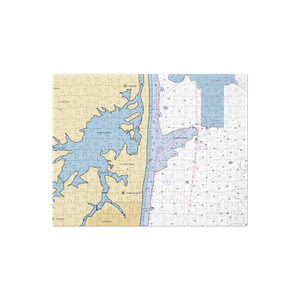 Monmouth Sailing Center (Oceanport, NJ) NOAA Chart Jigsaw Puzzle