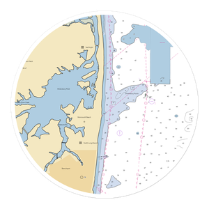 Atlantis Yacht Club (Rumson, NJ) NOAA Chart Sticker