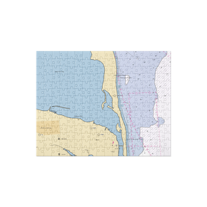 Wagner's Boat Works (Leonardo, NJ) NOAA Chart Jigsaw Puzzle