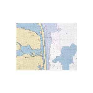 Fairbanks Motel & Marina (Highlands, NJ) NOAA Chart Jigsaw Puzzle