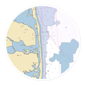 Fairbanks Motel & Marina (Highlands, NJ) NOAA Chart Sticker