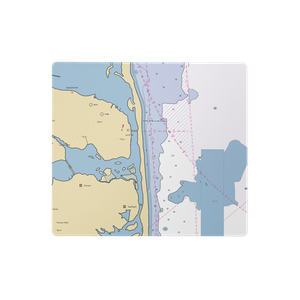 Brooks Marina (Highlands, NJ) NOAA Chart  Gaming Mouse Pad