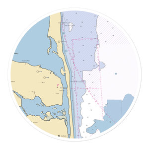 Baker's Marina on the Bay (Highlands, NJ) NOAA Chart Sticker