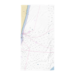 Shark River Municipal Marina (Spring Lake, NJ) NOAA Chart Towel