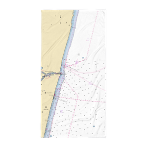 Deep Water Landing Marina (Avon By The Sea, NJ) NOAA Chart Towel