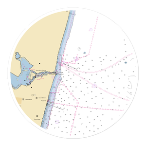 Avon Fishing Basin Inc (Avon By The Sea, NJ) NOAA Chart Sticker