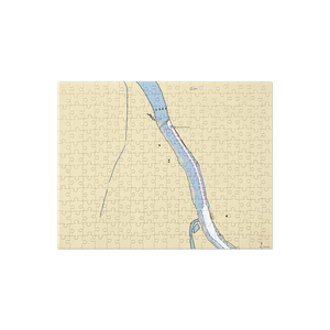 Mercer County Docks on the Delaware (Trenton, NJ) NOAA Chart Jigsaw Puzzle