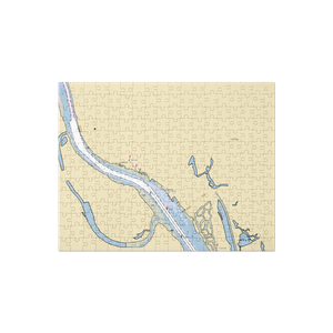 Ross Marine Service (Trenton, NJ) NOAA Chart Jigsaw Puzzle